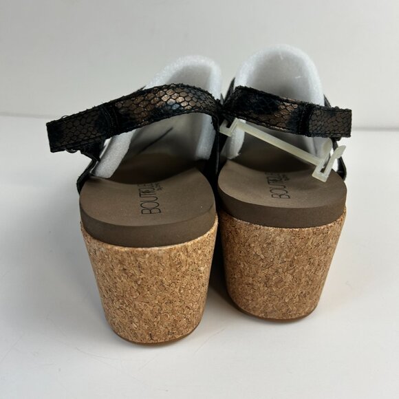 NWOT Boutique by Corkys Sandals 10 Metallic Shore Wedge Strappy - Picture 3 of 13
